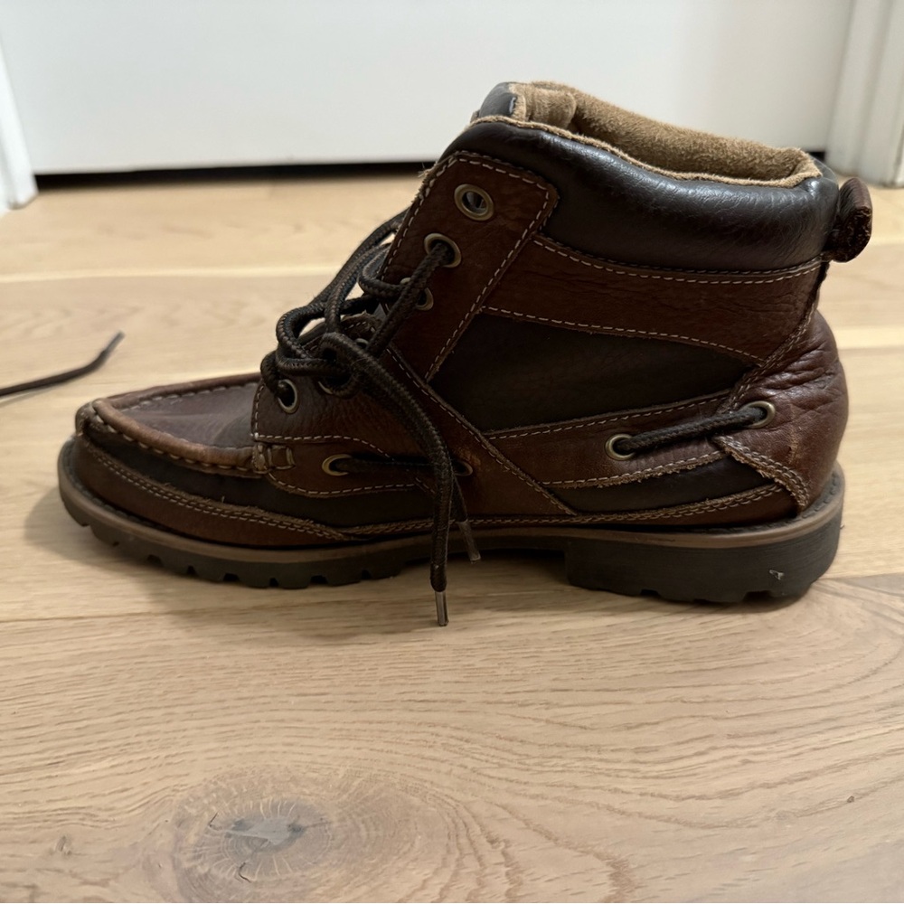 Brown Leather Ankle Boots